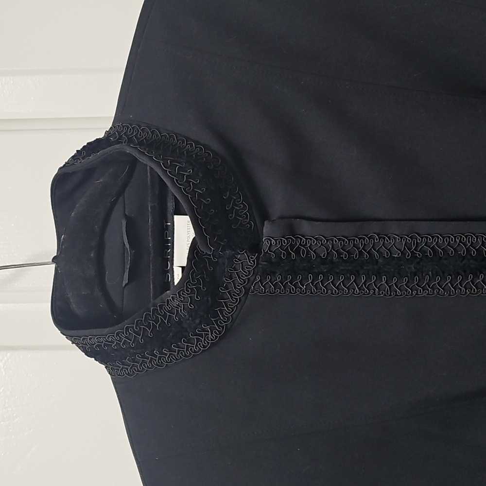 Gorgeous Script Snap Front Jacket With Velvet & R… - image 2